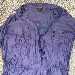 Forever21 + Navy Blue Romper